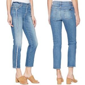 7 For All Mankind Edie with Frayed Seams Size 28